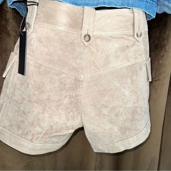 BlankNYC Suede cargo shorts 🔥 NWT 🔥 lined 🔥 size 24 - Picture 9 of 13